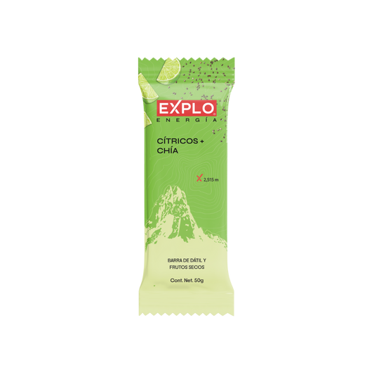 Barra de Energía Cítricos + Chía 50g