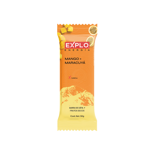Barra de Energía Mango + Maracuyá 50g