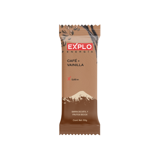 Barra de Energía Café + Vainilla 50g