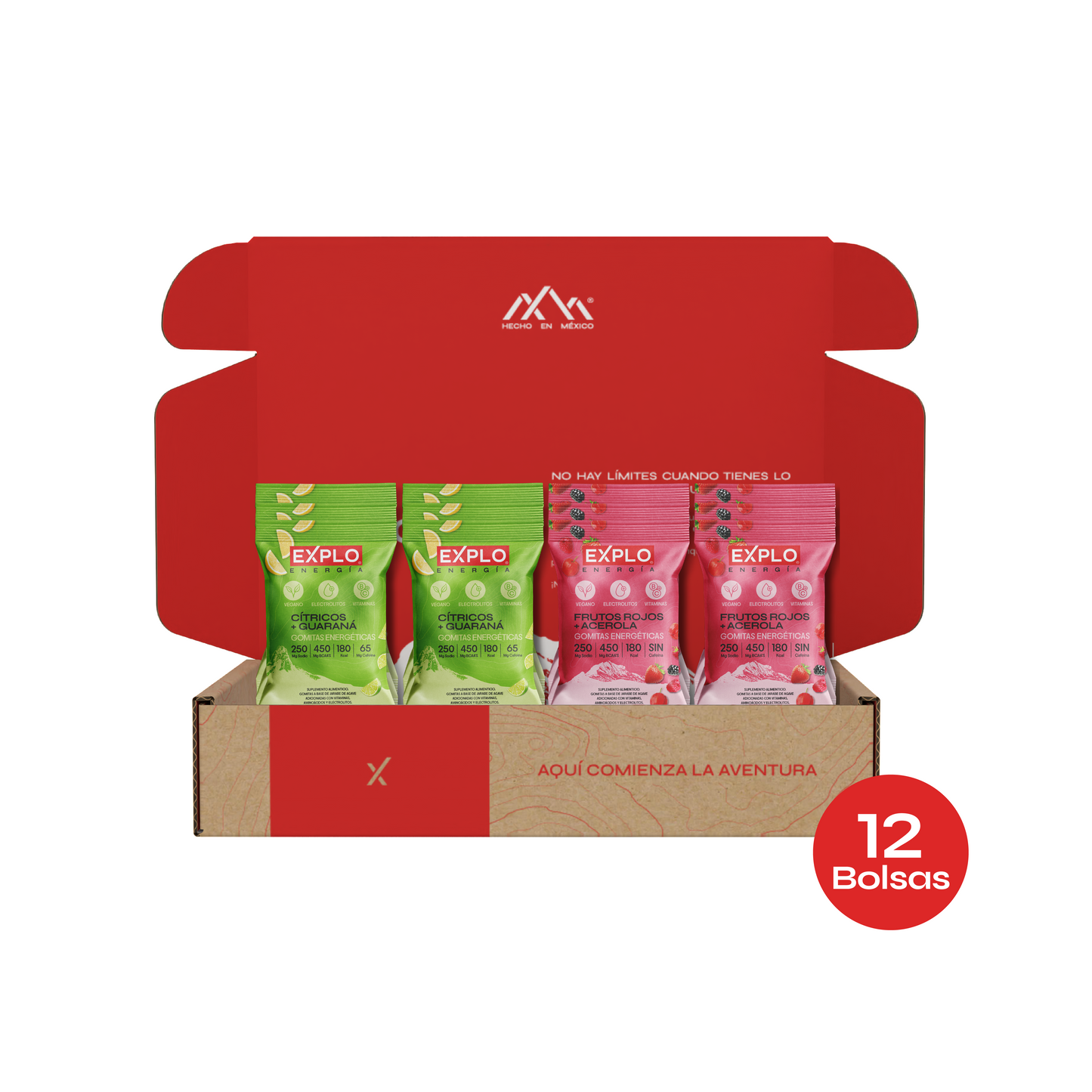 12 Gomitas Energéticas