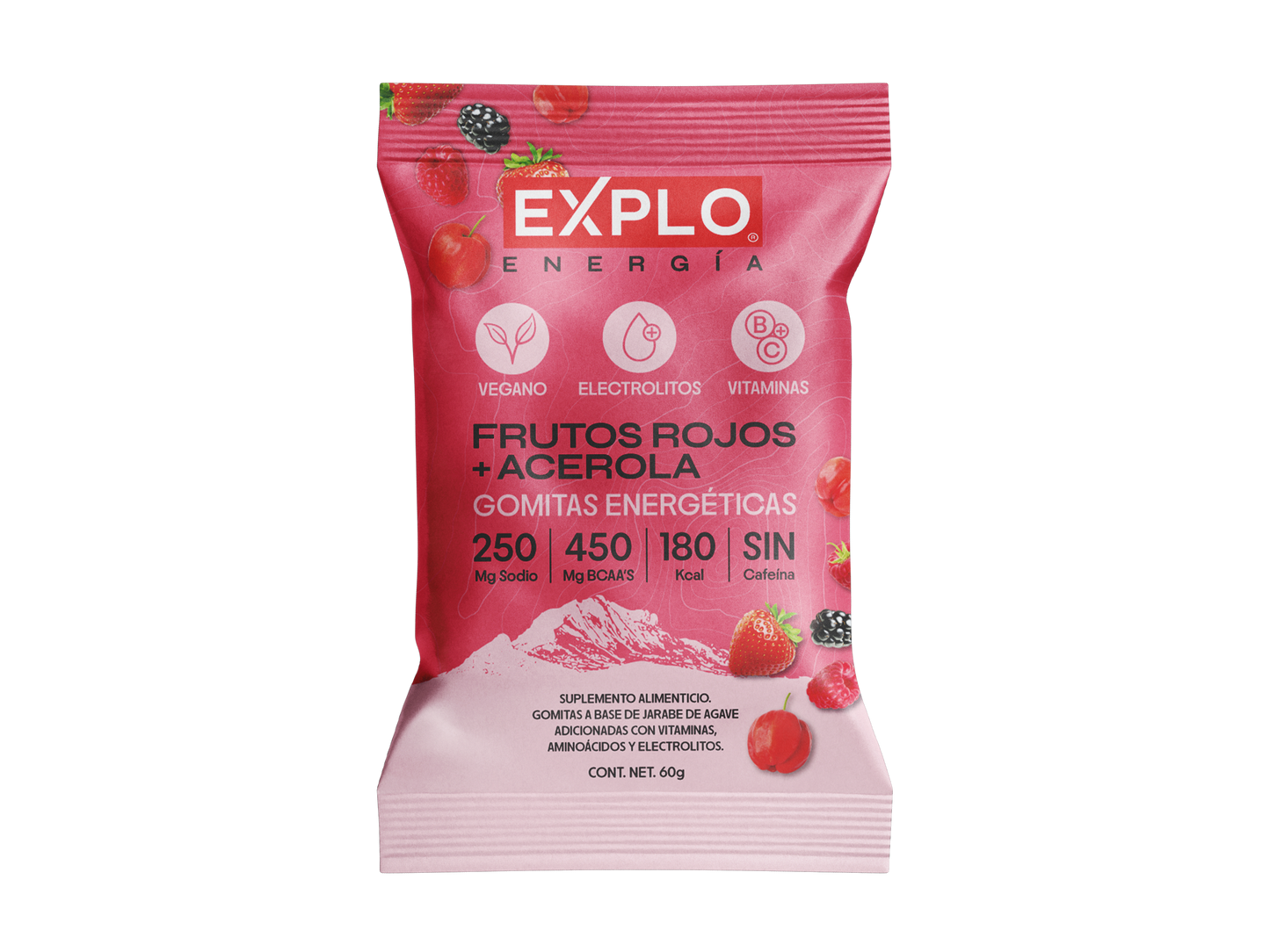 Gomitas Energéticas Veganas con Electrolitos y Vitaminas