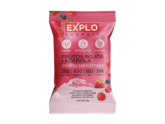 Gomitas Energéticas Veganas con Electrolitos y Vitaminas