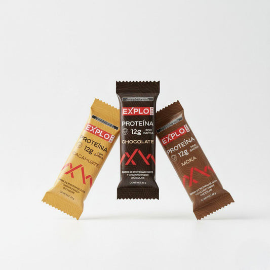 ¡El snack que tu cuerpo esperaba! Conoce las nuevas Barras de Proteína Explo