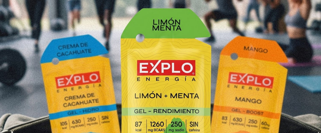 Nuevo Gel EXPLO Limón + Menta: Energía natural que refresca tu ruta