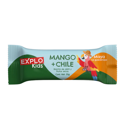 Caja con 5 Barritas Mango + Chile Explo Kids
