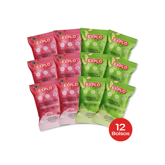 12 Gomitas Energéticas