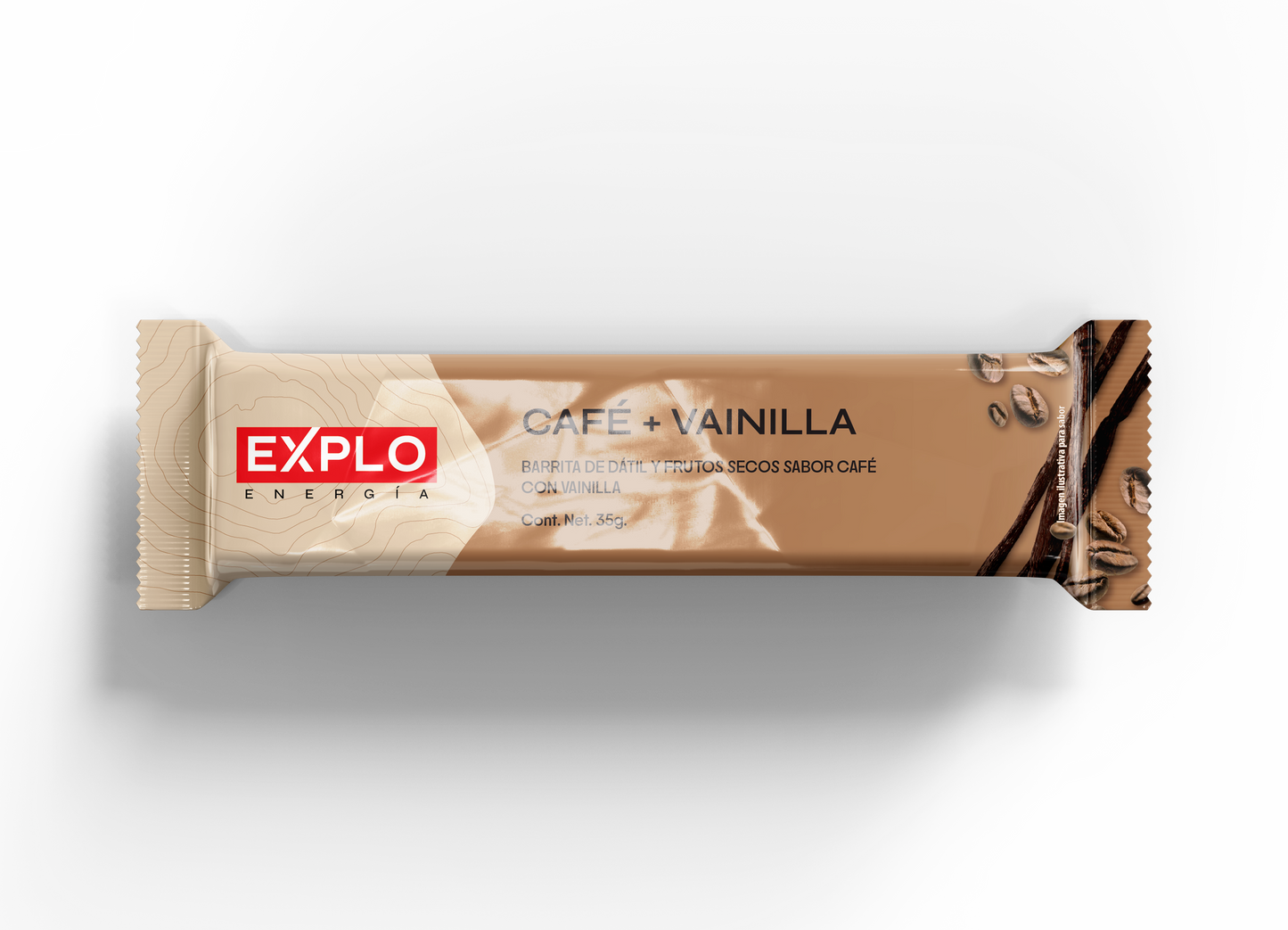 Pack 4 Barras de Energía Café + Vainilla 35g