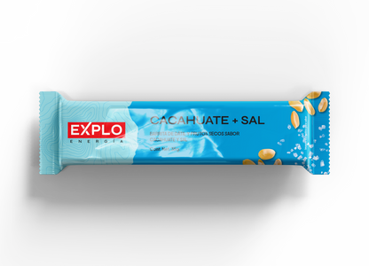 Pack 4 Barras de Energía Cacahuate + Sal de Mar 35g