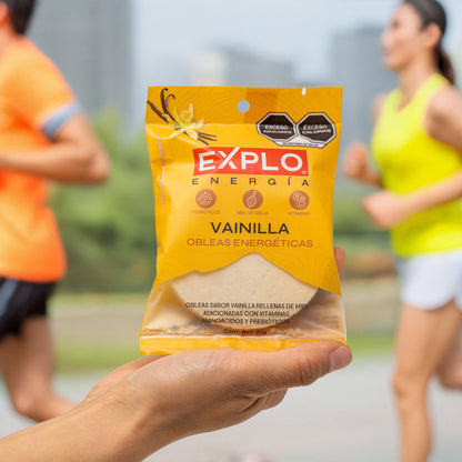 Pack 6 Obleas Energéticas Sabor Vainilla 35g