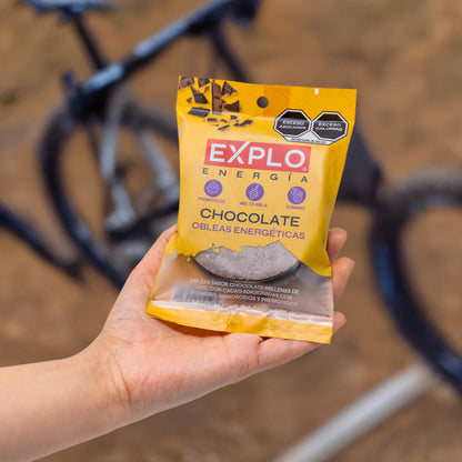 Pack 16 Obleas Energéticas Sabor Chocolate 35g
