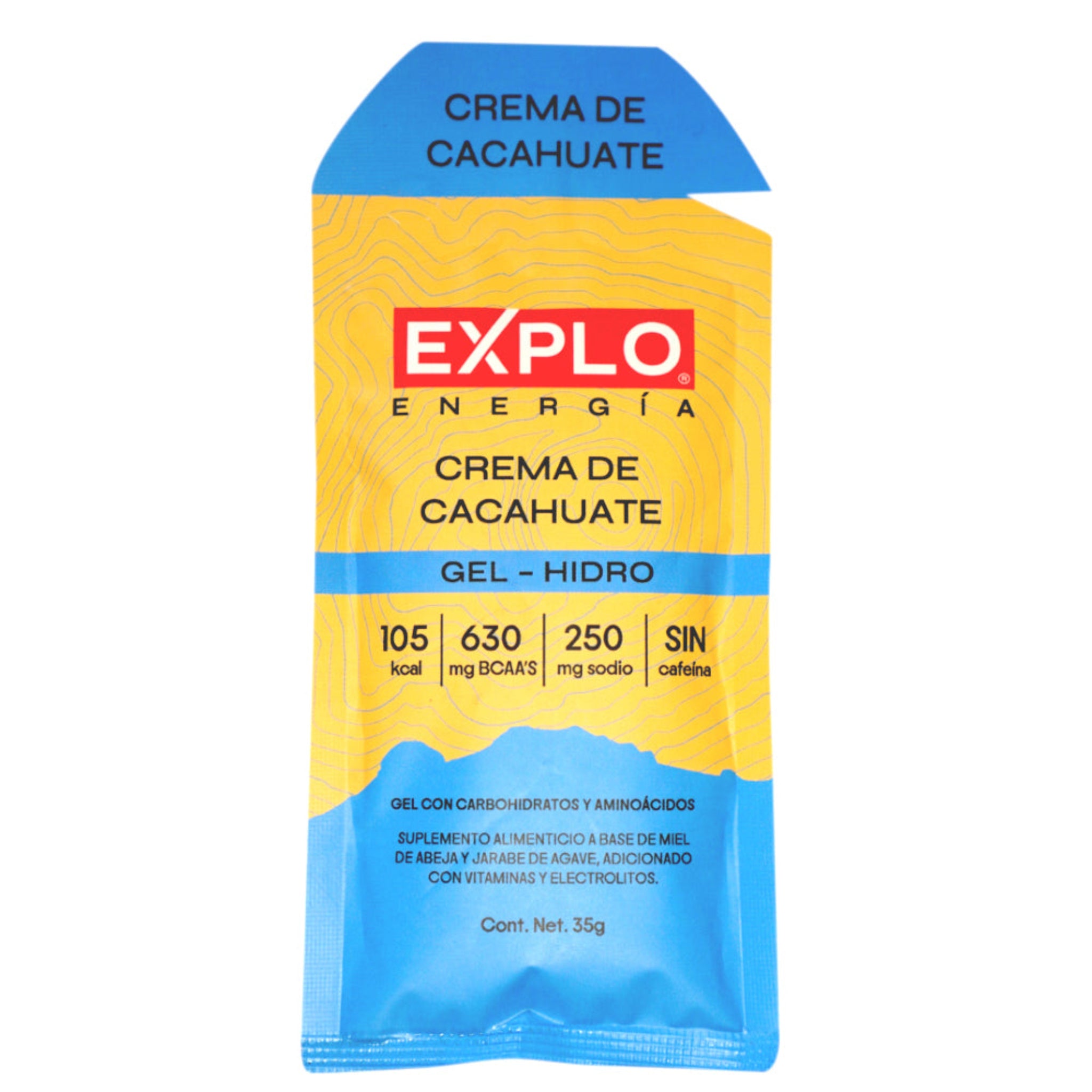 Gel Energético - Crema de Cacahuate – EXPLOMX