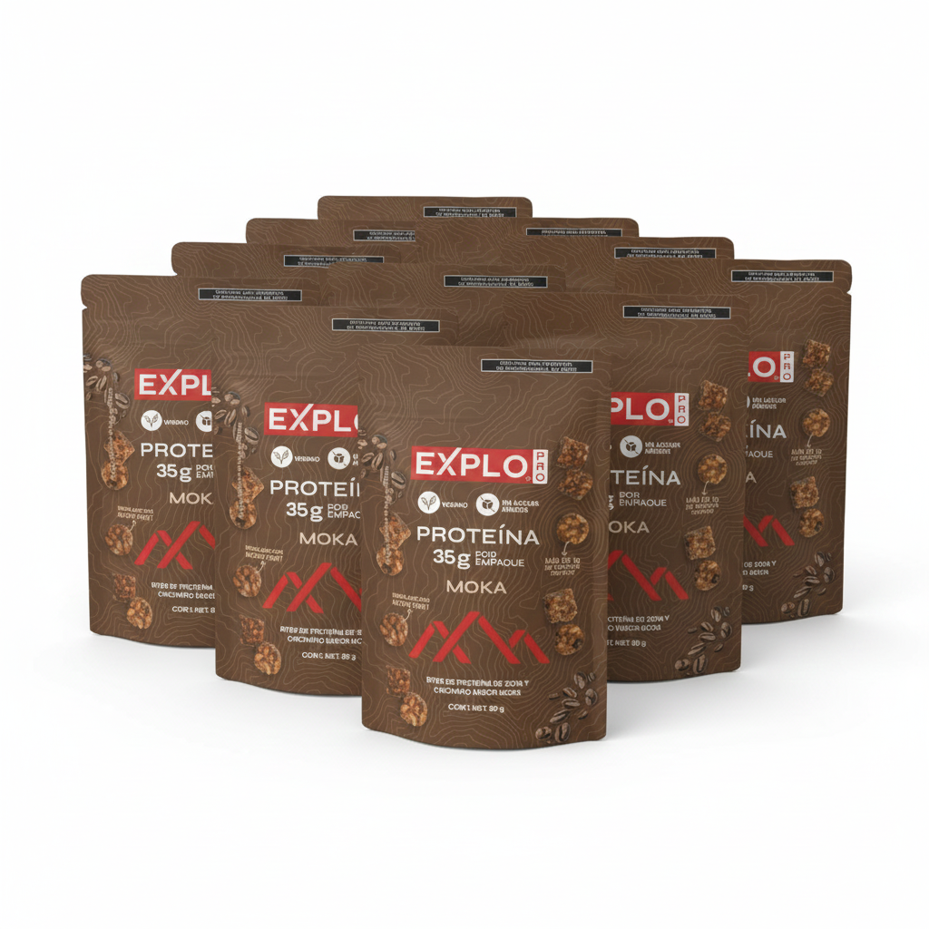 12 Pack Bites de Proteína sabor Moka