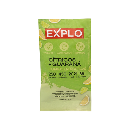 Gomitas Energéticas Cítricos +  Guaraná