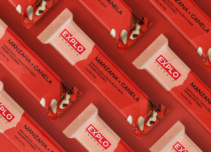 Pack 4 Barras de Energía Manzana + Canela 35g