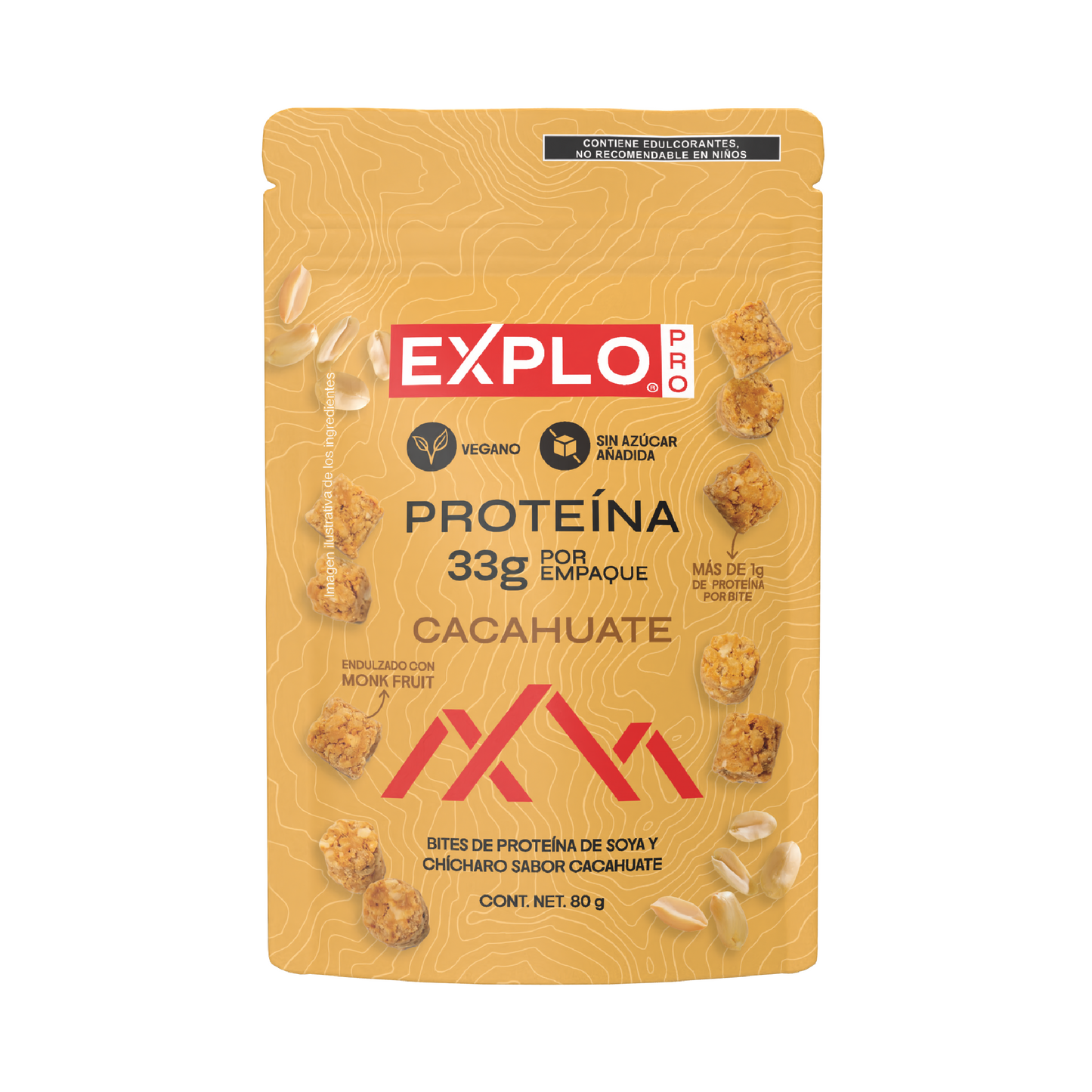 Bites de Proteína sabor Cacahuate