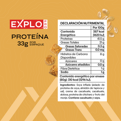 Bites de Proteína sabor Cacahuate