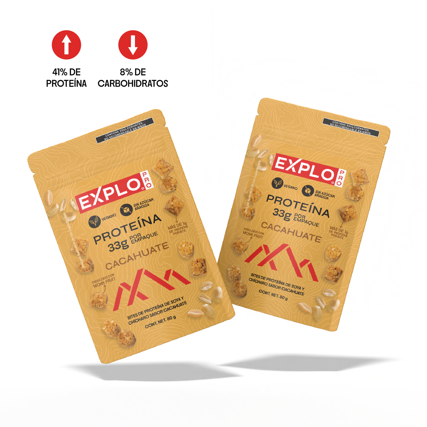 Bites de Proteína sabor Cacahuate