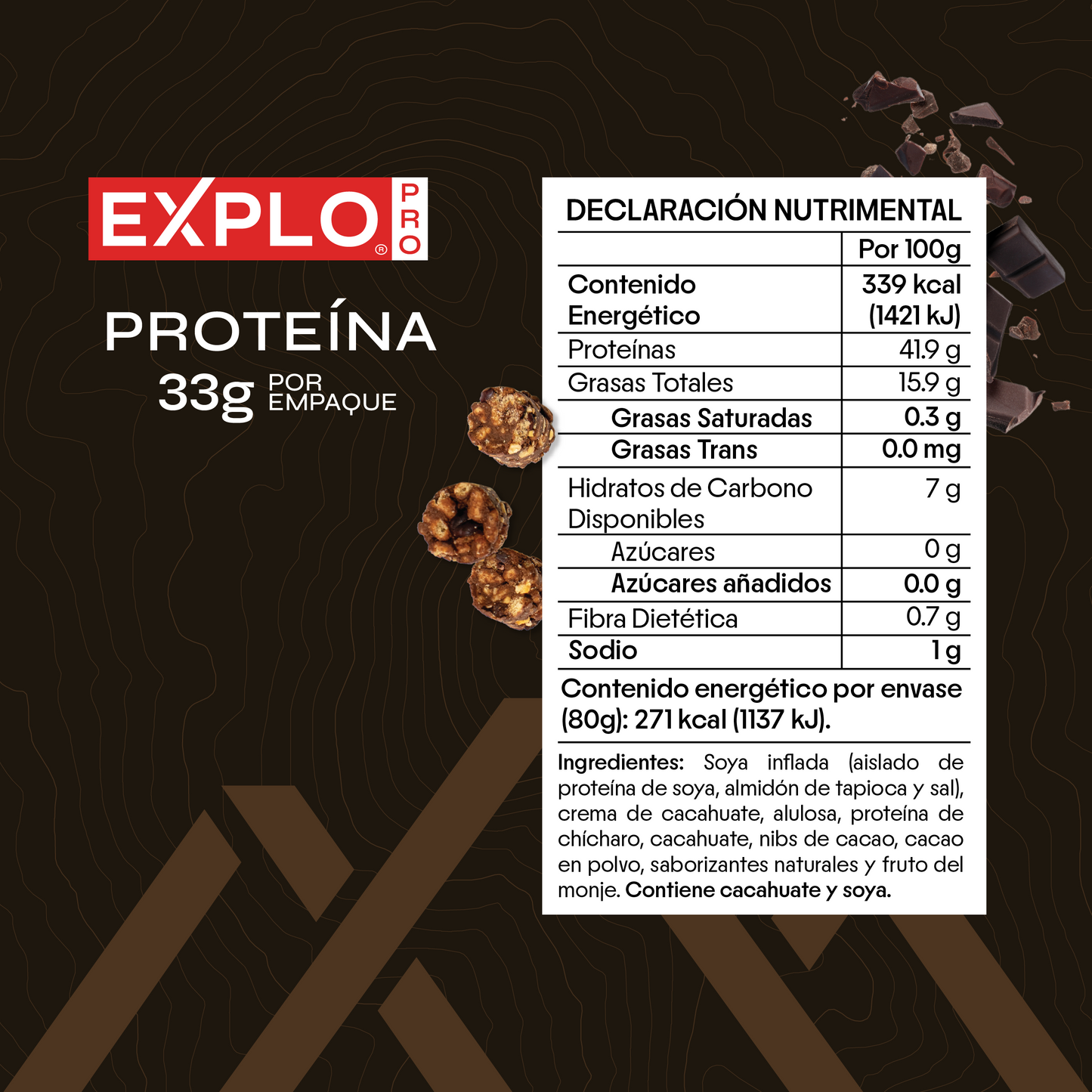 Bites de Proteína sabor Chocolate