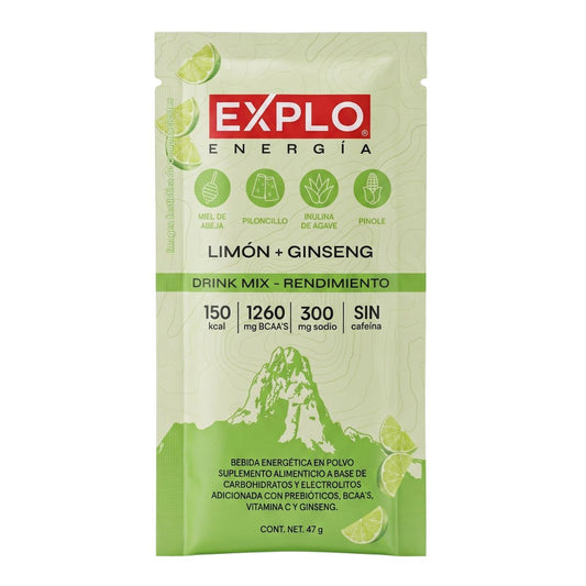 Drink Mix Sabor Limón + Ginseng 47g