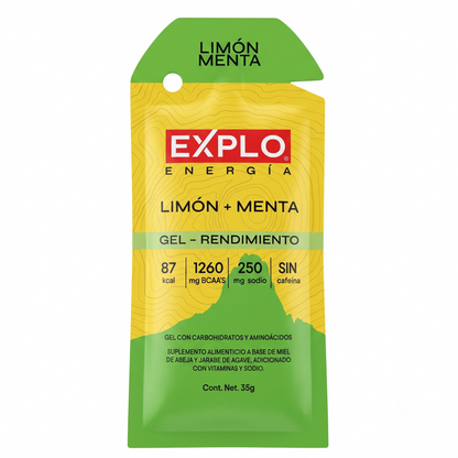 18 Geles Energéticos - Limón Menta