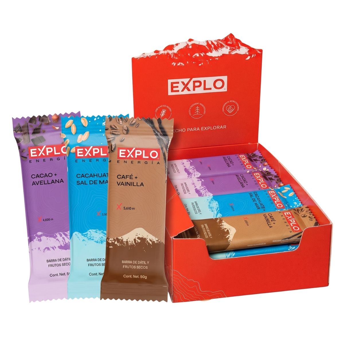 Pack 15 Barras de Energía Selección de Nueces