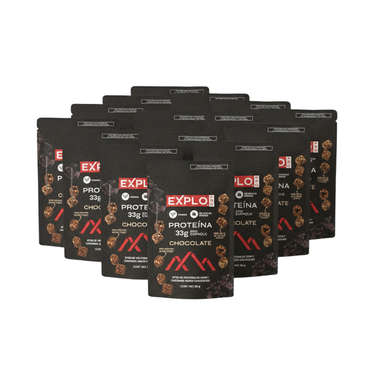 12 Pack Bites de Proteína sabor Chocolate